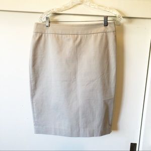 NWOT Beige Ann Taylor pencil skirt